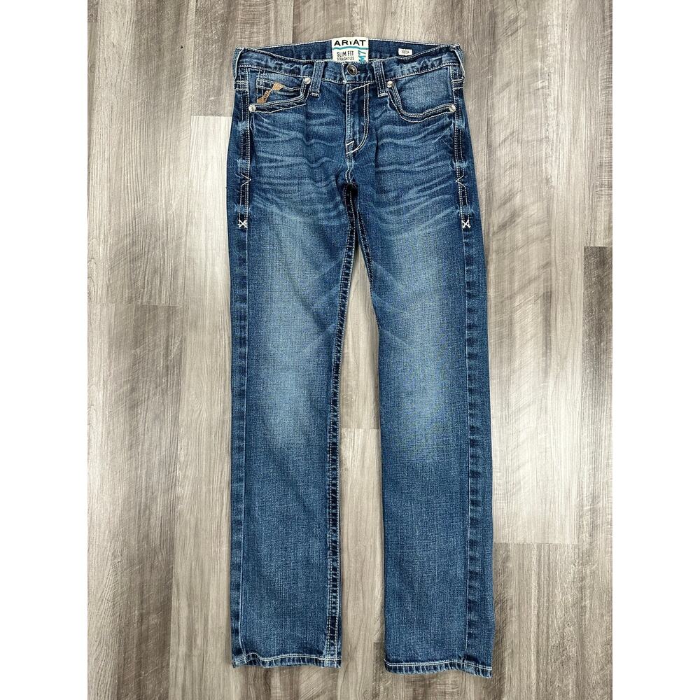 Ariat M7 Rocker Stretch Coltrane Stackable Straight Leg Jean Silverton - 30x34 - Picture 3 of 12
